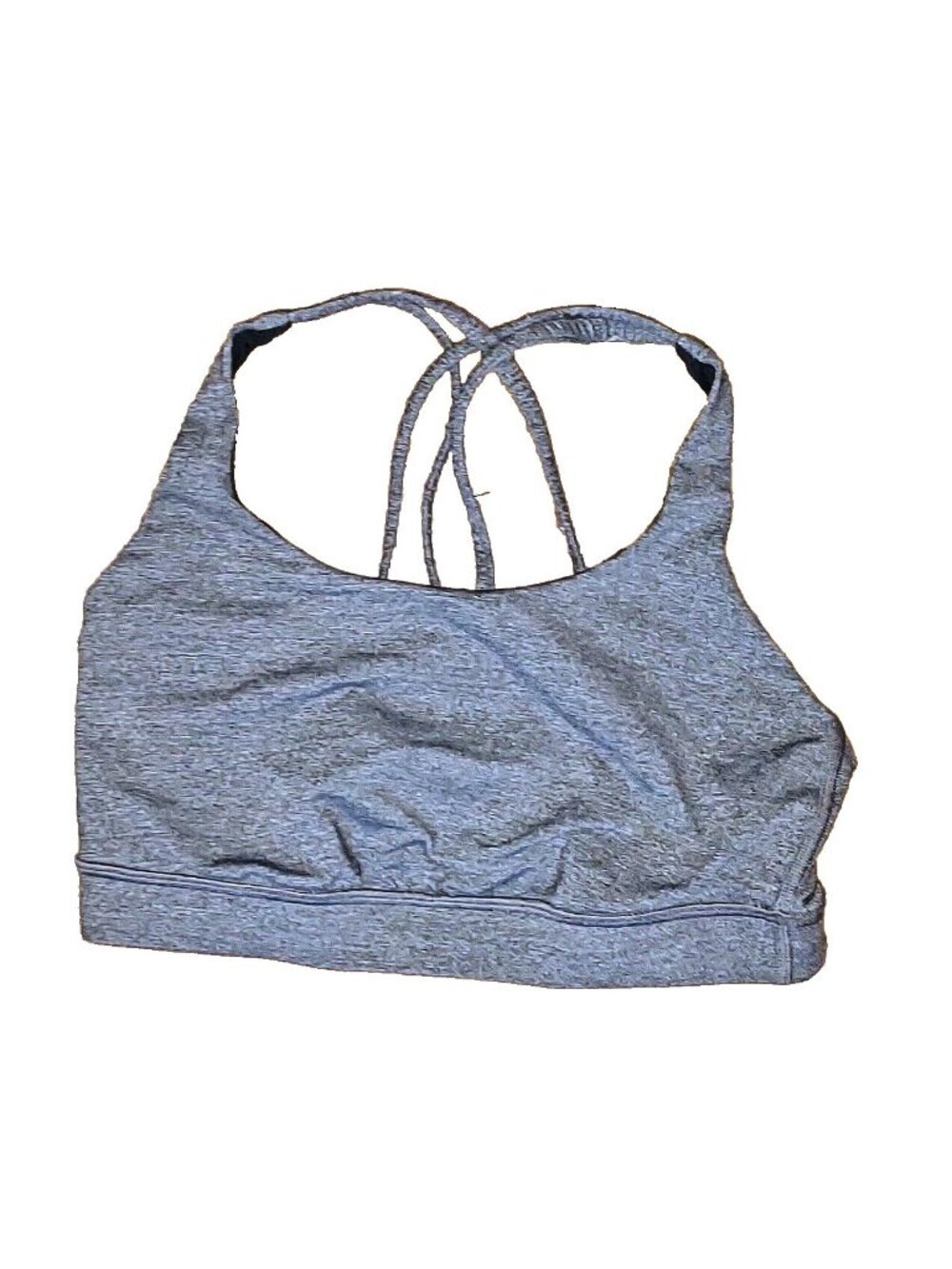 Lululemon Energy Bra Gray Women’s Size Small Strappy Sports Bra